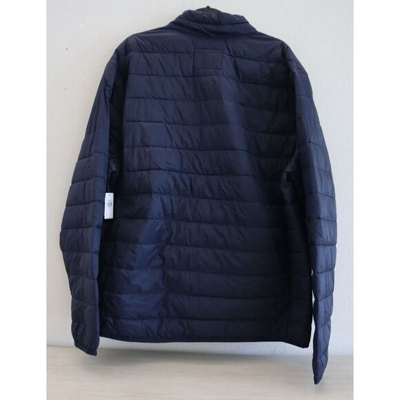 Old Navy 491778 Men Sz 2XL Navy Blue Water-Resistant Lightweight Quilted Jacket - Picture 2 of 6